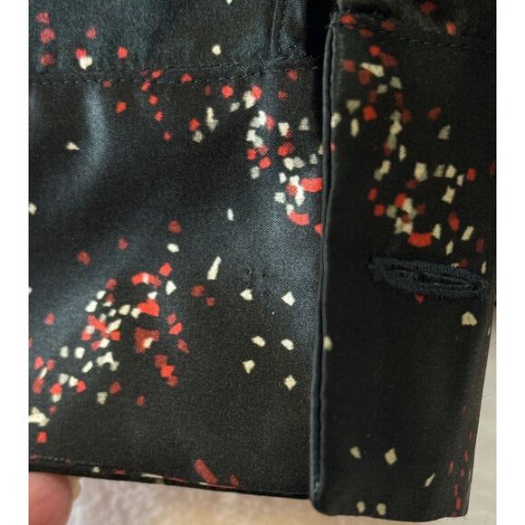 Bottega Veneta Black Pixel Pattern Pyjama Shirt Mens 50/M Graphic Silk Blend - Picture 12 of 16